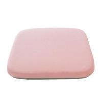 XIEMINLE Cuscini per Sedie da Pranzo con Lacche, Cuscini per Sedie da Cucina in Memory Foam, Cuscini per Sedie Morbidi e Antiscivolo Quadrati per Ufficio, Giardino, Patio (35 * 35 * 4 cm, Rosa)