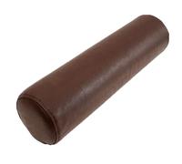 XIEMINLE Cuscino cilindrico rotondo in rotolo, supporto per collo e schiena, cuscino rotondo per divano letto, auto, letto, cuscino per dormire, cuscino di supporto per bracciolo (50 x 12 cm, marrone)