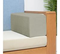 XIEMINLE Cuscino di supporto per divano e bracciolo, personalizzato, supporto per il collo con cerniera, morbido, imbottito, per testiera, materasso, spazio per letto (40 x 20 x 20 cm, grigio1)