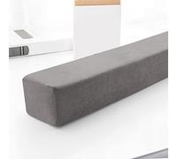 XIEMINLE - Cuscino per bracciolo da divano, cuscino per testata da letto singolo/matrimoniale/king, riempitivo per divano lungo, cuscino per bracciolo rimovibile per hotel, 180 * 10 * 20 cm, grigio