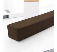 XIEMINLE Cuscino per bracciolo per divano, cuscino per testiera, letto da due a letto singolo/matrimoniale/king size, cuscino per divano letto, cuscino rimovibile per hotel, 150 x 10 x 15 cm, marrone