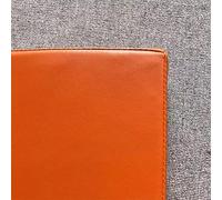 XIEMINLE Cuscino per panca da giardino impermeabile, per mobili da esterno, cuscino per sedia in pelle, per sedile con fondo antiscivolo, fodera lavabile (150 x 45 x 5 cm, arancione scuro)