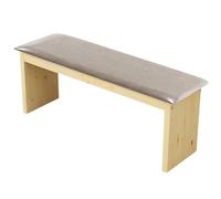 XIEMINLE Cuscino per panca in pelle, impermeabile, per sedie da pranzo, casa, giardino, altalena, finestra a 2 o 3 posti, 60 x 45 cm, grigio