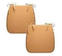 XIEMINLE Cuscino per sedia, cuscini per sedia con laccetto, per sedie da pranzo, cuscino spesso morbido imbottito, cuscini per sedia, per soggiorno, casa, cucina, ufficio, 36 x 38 x 4 cm, 2 pezzi,