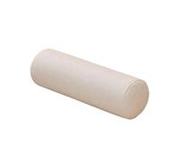 XIEMINLE Cuscino rotondo Bolster, cuscino rotondo, per schiena, ginocchia, collo, cuscino con fodera rimovibile, cuscino per bracciolo del divano, cuscino cilindrico per dormire (50 x 20 cm, beige)