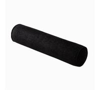 XIEMINLE Cuscino rotondo di supporto lombare, cilindrico, per testiera del letto, cuscino protettivo per letto, bracciolo rimovibile (60 x 15 cm, nero)