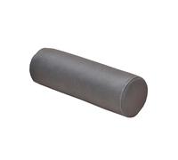 XIEMINLE Cuscino rotondo per schiena, ginocchia, collo, cuscino di supporto per testa, con fodera rimovibile, cuscino cilindrico per dormire, 50 x 20 cm, grigio scuro