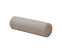 XIEMINLE Cuscino rotondo per schiena, ginocchia, collo, cuscino di supporto per testa, con fodera rimovibile, cuscino cilindrico per dormire, 70 x 20 cm, grigio chiaro