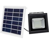 XIEXIEUS Proiettore a LED Luce di inondazione solare a LED con 4 display di potenza intelligente | Proiettore da giardino super luminoso a induzione automatica 锛孖Luci di sicurezza P65