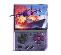 XiFanHo Miyoo Mini Plus Console Retro 64G, Miyoo Mini+ Console di Gioco Portatile Handheld con 20000+ giochi, sistema Cortex-A7 Linux con 3000 mAh, supporta gamepad wireless (viola)