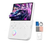 XiFanHo RG40XX V Console Retro Game, Schermo IPS da 4,0 pollici, RG40XXV Console di gioco portatile con 64GB TF Card Linux OS Sistema di gioco classico con alimentazione ricaricabile 3200mAh (Bianco)