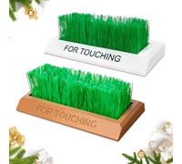 Xifyjus 3D Printed Touch Grass, Ultra-Realistic Artificial Printed Desk Plant with Zero-Maintenance Design,Stress-Relieving Texture - Ideal for Home, Office, Shelves, And Low-Light Spaces(2pcs-mix)