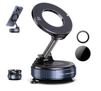 Xifyjus Veltrix Magno Grip PRO 360, Supporto Magnetico for Telefono 2025, Supporto for Cellulare con Ventosa Regolabile, Supporto Pieghevole Portatile for Auto, Palestra, Specchio, Doccia(Nero)