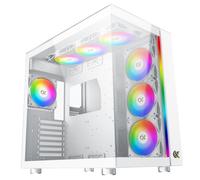 Custodia+Medio+Torre+E-ATX+Xigmatek+Aqua+Ultra+RGB+con+pannelli+vetro%C3%A9s+%28Bianco%29
