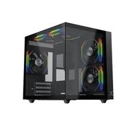 Xigmatek Boitier Mini Tour Micro ATX Aqua M Lite avec panneaux vitrés (Noir)