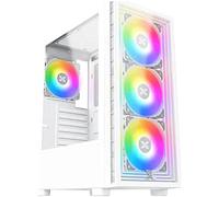 Xigmatek Caso Medio Torre ATX Phantom RGB con Pannelli in Vetro (Bianco)