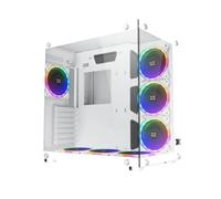 XIGMATEK Aquarius Plus Arctic ARGB (Bianco) - Case senza alimentatore - Tower medio - Formato ATX