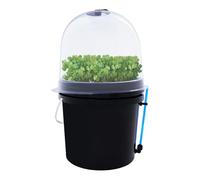 Xigner Hydroponic Box Hydroponic, Systemdi Coltivazione, Fori per la Coltivazione di Attrezzature idroponiche, Scatola per piantine e clonazione, Macchina per Giardino, Piante, Balcone, Vaso