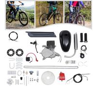 Xigner Kit motore a benzina elettrico a 2 tempi, 100 CC, 3200 W, Disco a 44 denti, raffreddato ad aria, avviamento one-touch, centralina CDI singola per MTB, bici da corsa, mountain bike