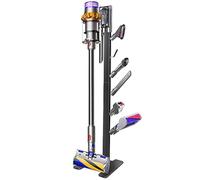 XIGOO Supporto per stazioni di archiviazione Compatibile con aspirapolvere Cordless V15 V11 V10 V8 V7 V6 e Accessori, Staffa Stabile in Metallo, Nero Spazzolato