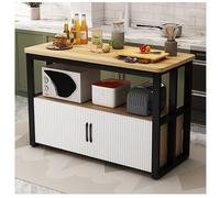 XIGOUZIQU Isola da cucina con spazio di archiviazione, mobile bar/scaffali da cucina; mobiletto for sala da pranzo, credenza moderna for sala da pranzo, bagno, ingresso(C,150x50cm/59x19.69in)