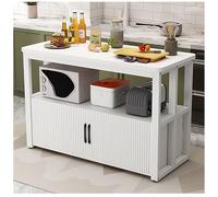 XIGOUZIQU Isola da cucina con spazio di archiviazione, mobile bar/scaffali da cucina; mobiletto for sala da pranzo, credenza moderna for sala da pranzo, bagno, ingresso(A,100x50cm/39.37x19.69in)