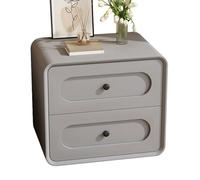 XIGOUZIQU Tavolino da centro commerciale Comodino Tavolino da letto Base addensata for camera da letto, facile da riporre for soggiorno, camera da letto, piccolo spazio(Gray,45cm(17.71in))