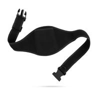 XIHIRCD 2 pezzi Cintura per Microfono, Cintura Microfono Nera Istruttore Fitness Cintura Regolabile Microfono Cinghia in Neoprene Assorbente per il Sudore Custodia per Microfono per Teatro