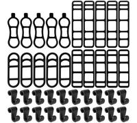XIHIRCD 20pz Cinghie in Silicone per Luci da Bicicletta, 4 Stili Elastiche Bike Silicone Band Torce Elettriche Telefoni Cellulari Altoparlanti Supporto per Luci con Fibbie a S per Manubrio della Bici