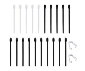 XIHIRCD 20pz Punte Ricambio per Pennarelli per BOOX, 2 Materiali Punte Ricambio per Penna Stilo con 2pz Pinzette Compatibili con BOOX Pen Plus Pen2 PRO Max Lumi2 Note Air2 Note 5 Nova Air C