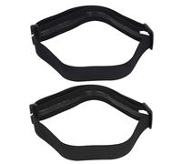 XIHIRCD 2pz Cinghia Elastica Lampada Frontale, Cinghia Lampada Frontale Non Facile Cadere Adatta per Maggior Parte Black Diamond Petzl Princeton Tec Energizer Fenix Pelican Streamlight(Adesivo Dritto)
