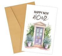 XIHIRCD Nuovo Biglietto di Auguri per la Casa, Biglietto di Auguri per l'Inaugurazione della Casa Casa Biglietto di Auguri per la Trasloco per Uomo e Donna Benvenuto Nuovo Proprietario di Casa