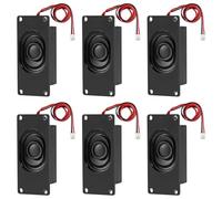 XIITIA 6pcs Altoparlanti 3 Watt 8 Ohm Mini Altoparlante 8ohm 3w Loundspeaker Micro Speaker con JST-PH2.0 Interfaccia Compatibile con Piccoli Progetti Elettronici