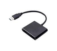 Xiixuuj Adattatore da USB a HD per TV, adattatore da HD a USB per monitor, connettore 1920 x 1080, trasmissione del segnale plug and play per TV desktop laptop