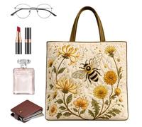 Xiixuuj Borsa tote trapuntata | Borse alla moda | Borsa a tracolla riutilizzabile da donna | per viaggi, lavoro, ufficio, scuola, weekender, spiaggia, shopping, feste di compleanno