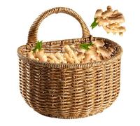 Xiixuuj Cesto portaoggetti da parete, cestino portaoggetti per fiori da fattoria, cestino decorativo per cucina, giardino, dispensa, soggiorno, scrivania, bagno, camera da letto, matrimonio