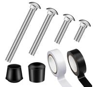 Xiixuuj Color Guard Set di | Tappo per Asta per Bandiera Resistente, Accessori Hardware per Membri del Servizio di Eventi di Pratica 'Asta della Bandiera Standard