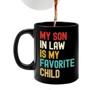 Xiixuuj da caffè in ceramica, design generico, utensile di grande calibro, 350 ml, tazze d'acqua con proverbi, per ragazzi e ragazze, appassionati di tè al latte, compleanni, vacanze, festa