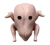 Xiixuuj Divertente maschera per Halloween, maschera per il viso in lattice, traspirante, realistico, accessorio per cosplay, per uomini, donne, amici, famiglia, sitcom stage