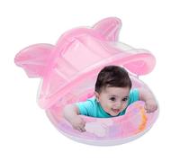 Xiixuuj Galleggiante per bambini con baldacchino, protezione solare per piscina con baldacchino, a forma di farfalla, sedia ad acqua, zattera, per lago, spiaggia, cortile, nuoto