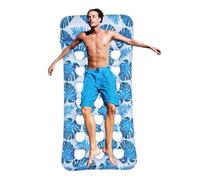 Xiixuuj Galleggiante per l'abbronzatura da piscina, lettino gonfiabile pieghevole, zattera abbronzante per donne e uomini, letto per attività acquatiche per piscina, spiaggia, lago rilassante