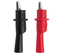 Xiixuuj Morsetti a coccodrillo per puntali, clip a coccodrillo,Morsetto per test a coccodrillo alligatore per tester multimetro - Morsetto elettrico a coccodrillo per sonda, sonde per test con clip a