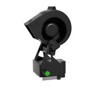 Xiixuuj Potente ventilatore elettrico senza fili, 3800 rpm, motore brushless, motore senza spazzole, velocità continua, per rimuovere la polvere per esterni, ufficio, auto, casa, PC, campeggio