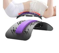 Xiixuuj Schiaccia-schiena, regolabile per la parte superiore lombare e posteriore, dispositivo di trazione ergonomico per esercizi su sedia, per uomini e donne, atleti, adulti, conducenti, allenamento