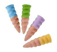 Xiixuuj Set di 4 per irrigazione automatica delle piante, inserti a rilascio lento per giardinaggio, interni ed esterni, casa, giardino, fiori, verdure, vacanze