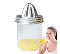 Xiixuuj Spremiagrumi manuale - spremiagrumi portatile da cucina | coperchio in acciaio con barattolo di, per casa, cucina, picnic, feste