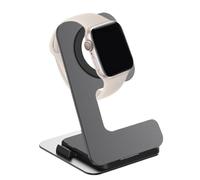 Xiixuuj Supporto di ricarica per orologio, stazione di ricarica pieghevole per orologio, base di alimentazione elettrica wireless per donne, uomini, studenti, dormitorio, lavoro, camera da letto, casa
