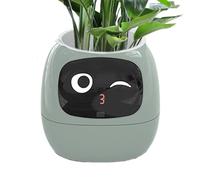 Xiixuuj Vaso Per Piante Intelligente, Assorbe Automaticamente L'acqua, Vaso Da Fiori Intelligente Con Ricarica USB, Ricca Interazione Gestuale, Vaso Interattivo In Resina Plastica
