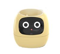 Xiixuuj Vaso Per Piante Intelligente, Assorbe Automaticamente L'acqua, Vaso Da Fiori Intelligente Con Ricarica USB, Ricca Interazione Gestuale, Vaso Interattivo In Resina Plastica