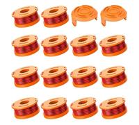 XIJIANG 14 Pezzi WA0004.1 Bobina di Filo di Ricambio per Worx Tagliabordi, 2 Coperture Compatibili con Worx da 20 V Decespugliatore Tagliabordi